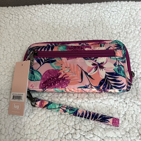 LUG AZALEA PINK 💖Splits XL Wristlet New in Package (Regular $55) - Picture 2 of 5